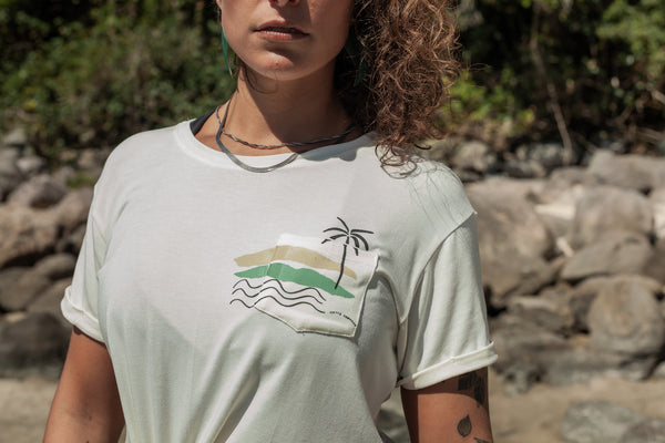 Camiseta Off White Beach Vibes